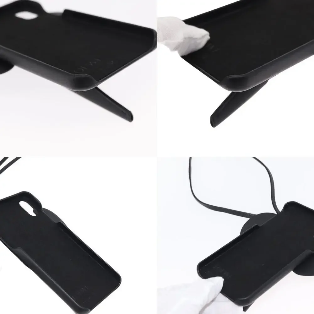 Loewe Leather Iphone Case Black